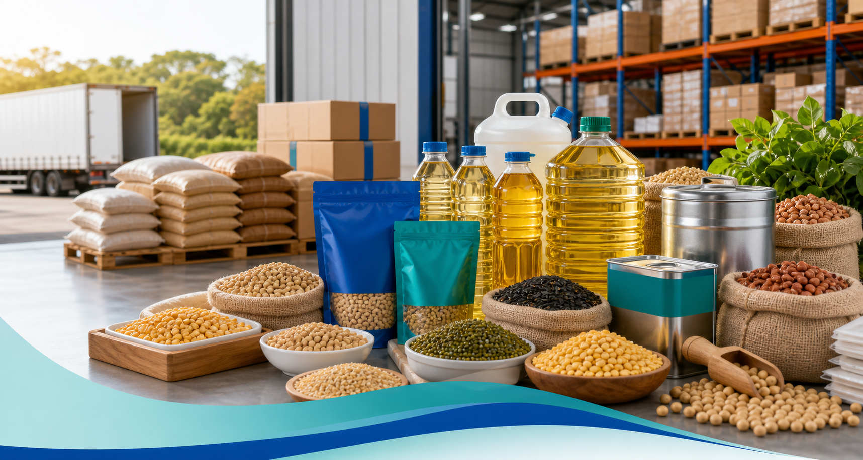 Edible oil, oilseeds, grains, and organized logistics